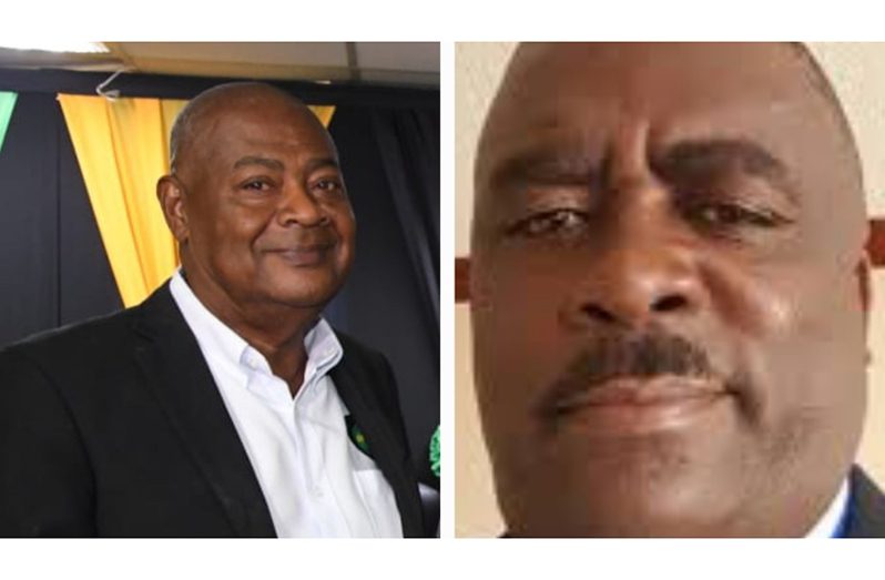 JFF President Michael Ricketts (left) and current vice-president Raymond Anderson