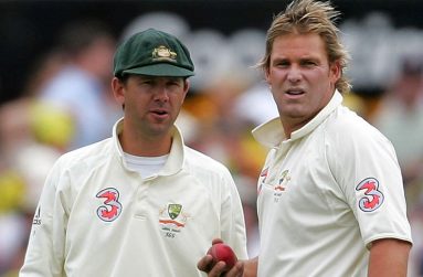 Former Australia legendary players Ricky Ponting (left) and Shane Warne