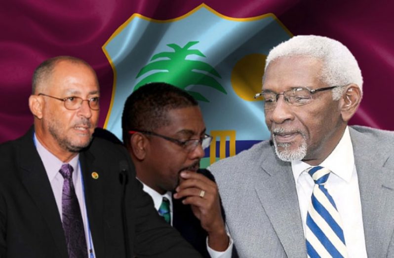 From left: Ricky Skerritt, Dave Cameron, and Conde Riley.