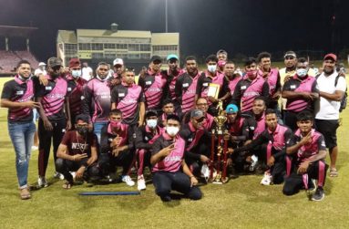 Flashback: The victorious Georgetown Knight Riders Ariel All Stars team following their victory last year.