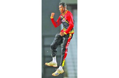 Leg-spinner Riyad Latiff ended with impressive figures of 6-23