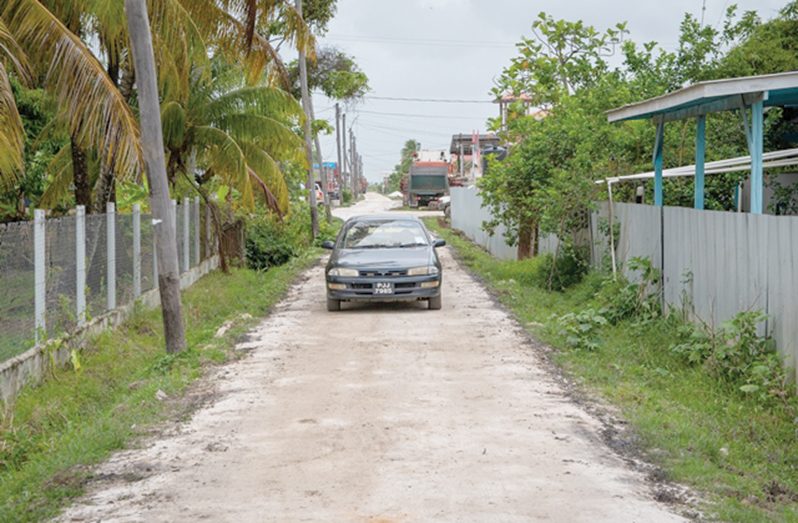 The Cane Grove roads have been easier to navigate since the commencement of rehabilitative works (DPI photo)
