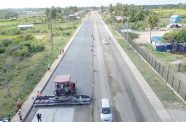 An aerial view of the Palmyra-Moleson Creek road project