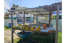Mon Choisi Village residents’ roadside vending stall