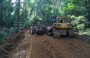 The businessman uses his machines and workmen to ensure tracts and pathways are created to benefit residents of Mathews Ridge