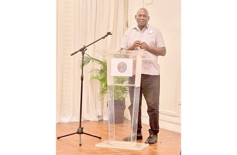 Minister of Home Affairs Robeson Benn