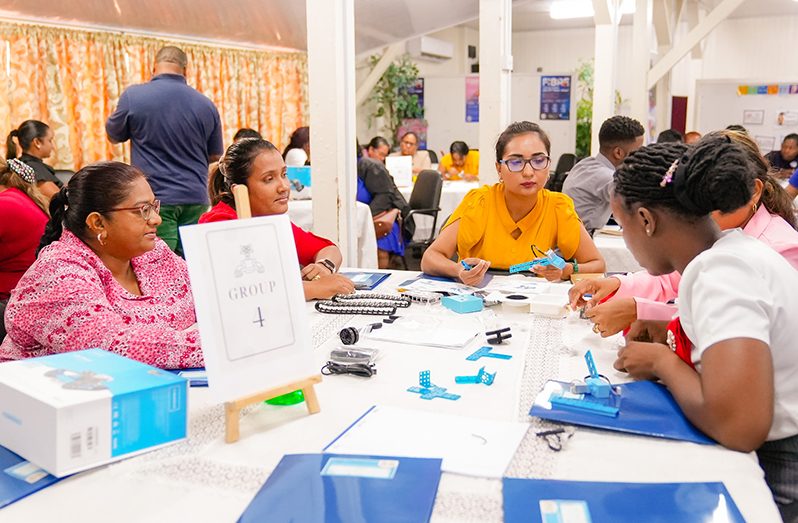 Several teachers from pilot schools in Regions Two, Three, Nine and Ten are being trained in Robotics