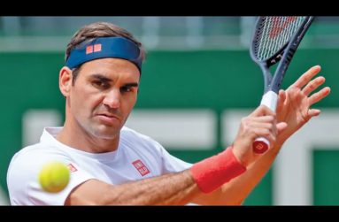 20-time grand slam winner Roger Federer