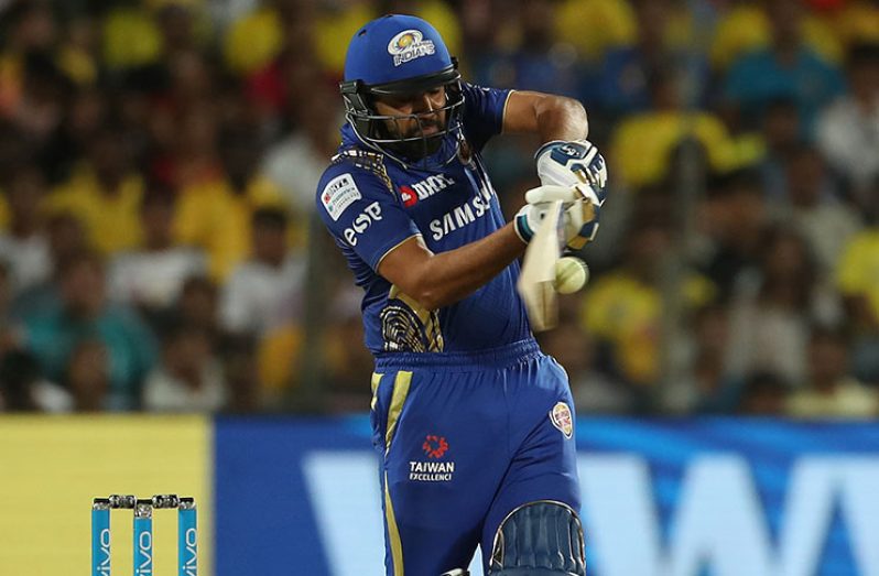 Rohit Sharma makes an unbeaten 56 as Mumbai Indians earn their second win of the IPL season. (BCCI)