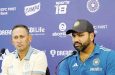 Chairman of selectors Ajit Agarkar and Rohit Sharma