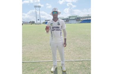 Guyana seamer Ronaldo Alimohamed