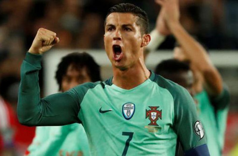 Portugal’s Cristiano Ronaldo celebrates after the match REUTERS/Laszlo Balogh
