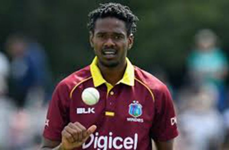 Windies ODI bowler Ronsford Beaton