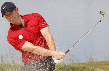 World number eight Rory McIlroy in red and black as he finished in a tie for sixth at the WGC-Workday Championship.