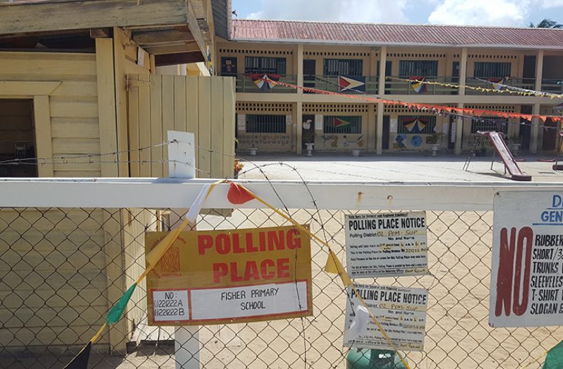 A Region Two Polling Station located at Golden Fleece 