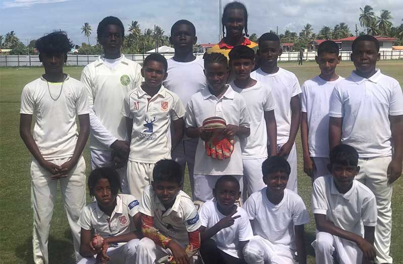 The winning Rose Hall Town Poonai Pharmacy team.