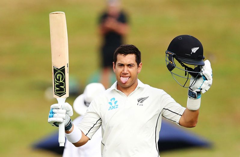 Ross Taylor was named man-of-the-match after his record-equalling century.