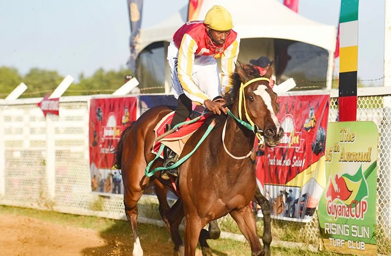 Guyana’s champion Jockey Colin Ross has his eyes on winning the prize