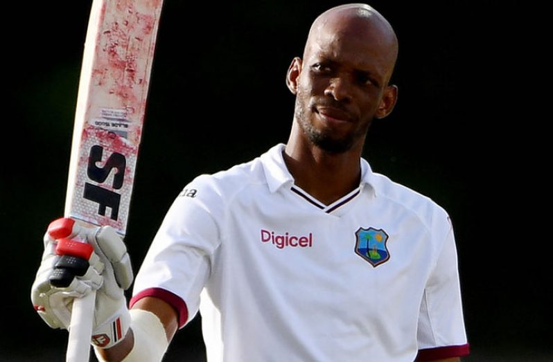 Roston Chase struck 11 fours and two sixes in his 114.