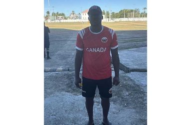 Canada’s Royston Crandon slammed a belligerent undefeated 115 and claimed two for 11.