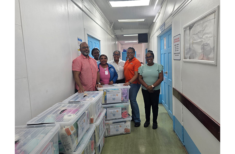 The Rotary Club said the hampers were carefully prepared to provide comfort and practical support to mothers during the critical early stages of caring for their newborns