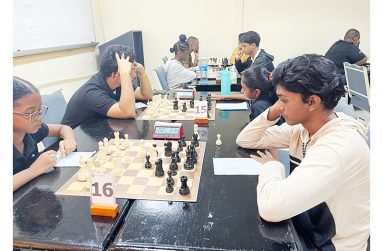 Chess players at the 2024 Open Qualifiers at School of the Nations