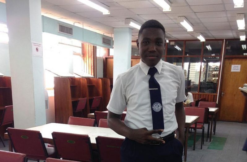 Top student, Rovin Blair