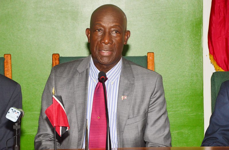 T&T Prime Minister Dr Keith Rowley