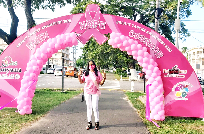 Singh at a recent launching of Breast Cancer Awareness Month
