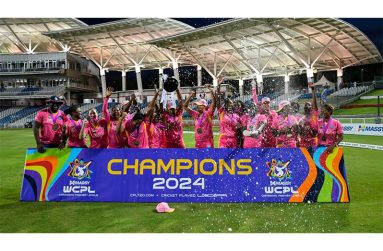 Barbados Royals celebrate their WCPL title from last season  o  Getty Images