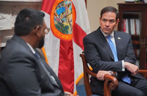 FLASHBACK : United States Secretary of State, Marco Rubio and President Dr Irfaan Ali