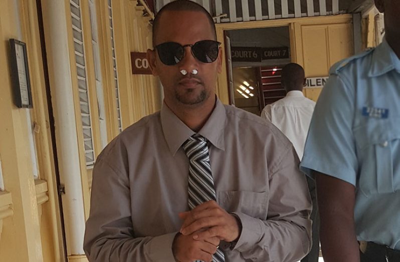 Freed: Rudolph Singh at the Georgetown High Court on Friday.