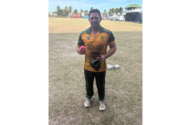 South Africa’s Ryan Reeves starred with six for 13 at Everest