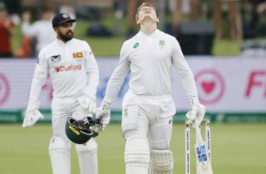 Ryan Rickelton brought up his maiden Test century off 231 balls  •  AFP/Getty Images