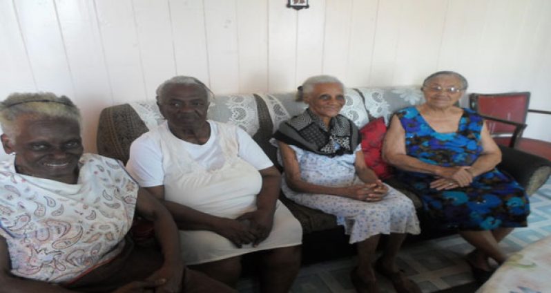 From left, Avril Gordon, Maylene Roberts, Beryl Austin (Matron) and Ann Vieira