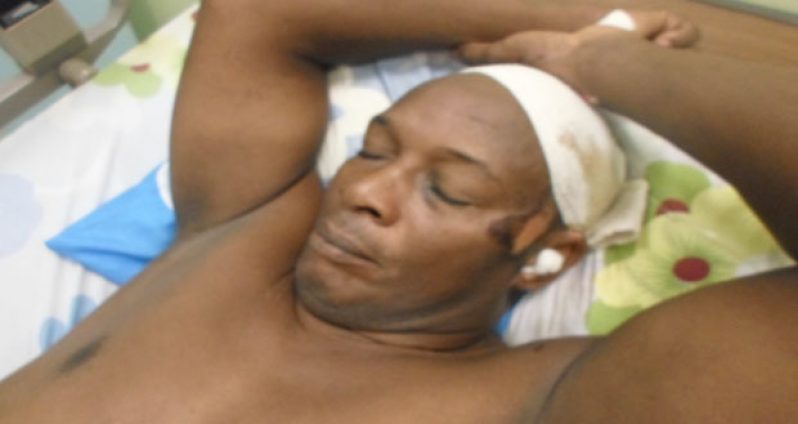 Peter Howard: Unconscious on hospital bed