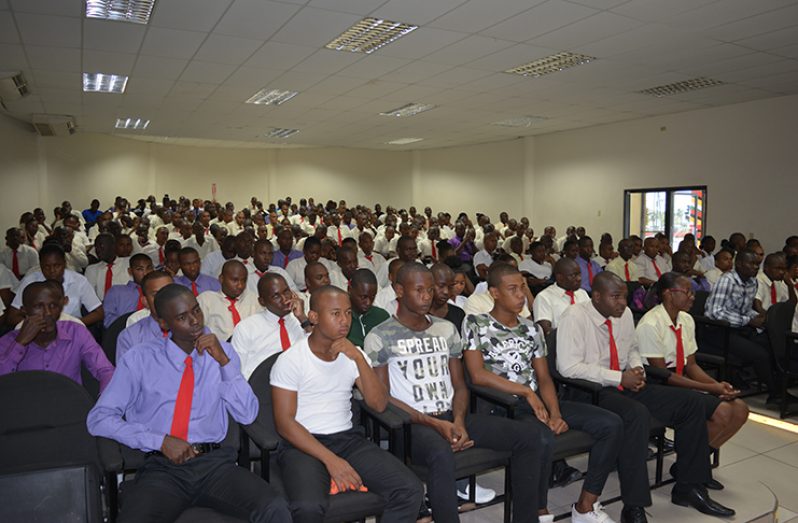 The recruits who participated in the workshop