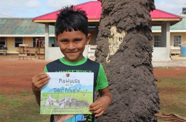“Mawuusa and the Giant Anteater - Experiences, beliefs and research from the South Rupununi, Guyana” is the title of the new storybook (SRCS photos)