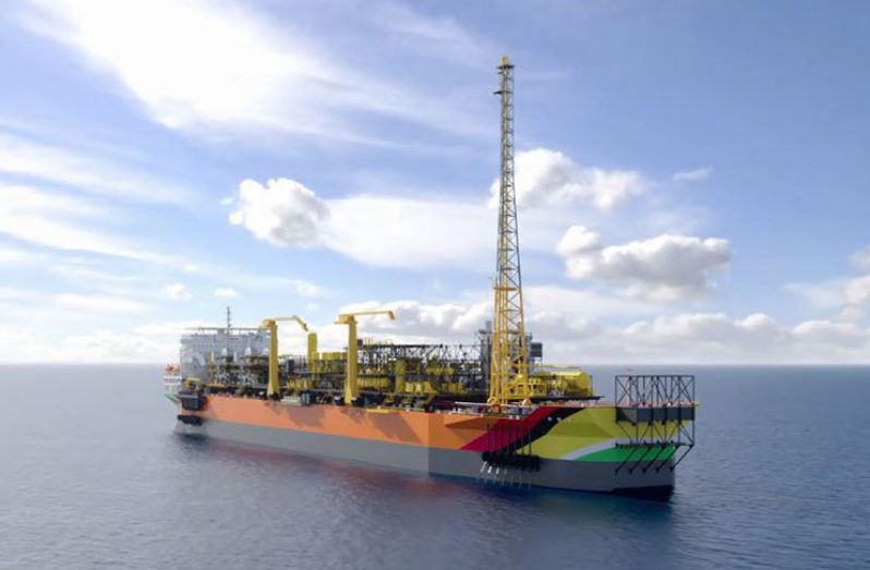 A depiction of the Liza Destiny FPSO (credit: ExxonMobil)