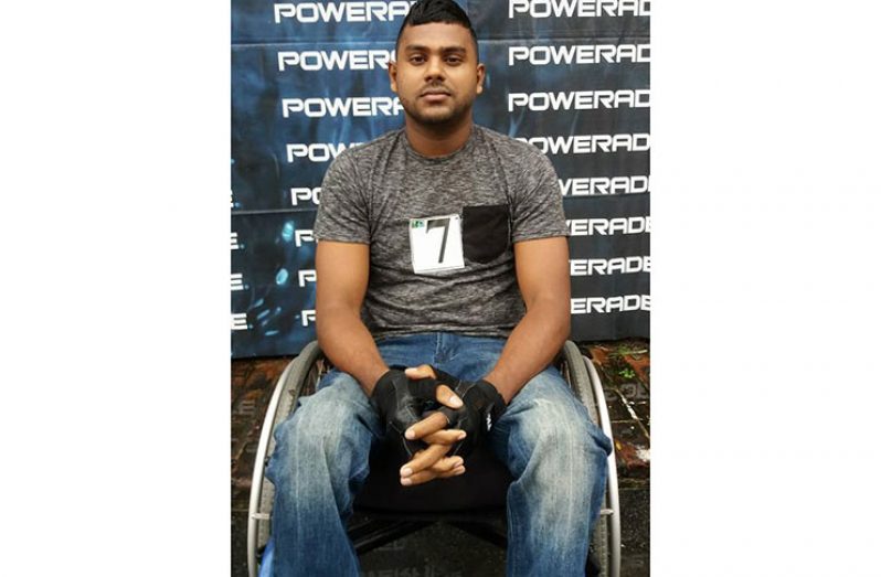 SCI survivor Uttamkumar Isurdeen.