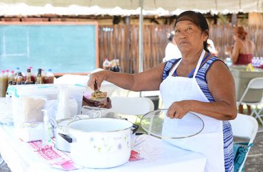 Juliet Adrian, teacher of the Arawak Lokono language (Samuel Maughn photo)