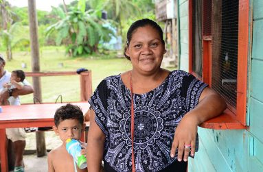 CDC Chairperson Orleita John at her shop (Samuel Maughn photos)