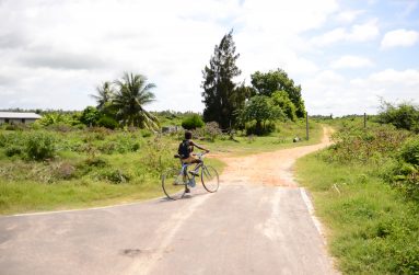 Another paved street in No. 5 Village
