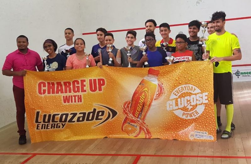 Winners of the respective categories for this year’s Ansa McAL-sponsored Lucozade Handicap Tournament.