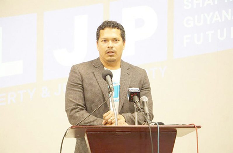 Leader of the LJP, Lennox Shuman