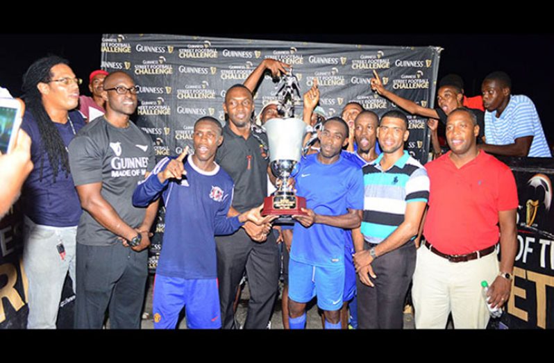 Flashback! Sparta Boss posing for the cameras during one of their five successful campaigns in the Guinness ‘Greatest of the Streets’ Championship.