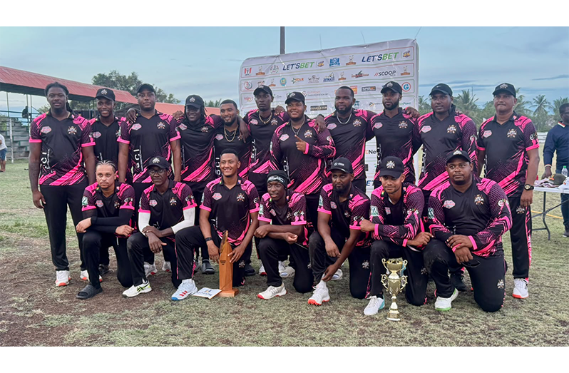 SVC/AJM CC produced a dominant, star-studded performance at the Enmore Community Centre Ground to claim the Georgetown/East Coast Demerara zone title
