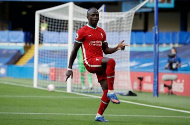 Liverpool’s Sadio Mane scored his 20th goal of the season