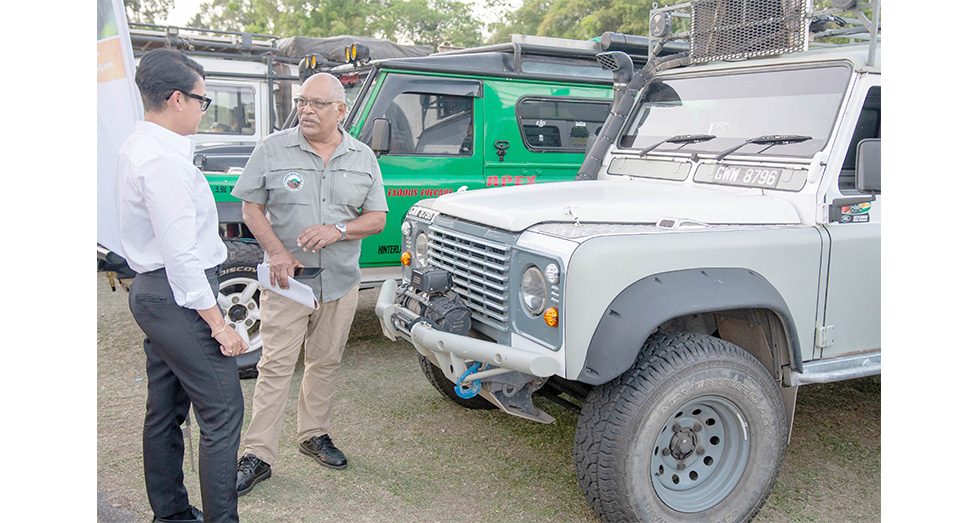 Minister Susan Rodrigues with Managing Director of Rainforest Tours Guyana Frank Singh