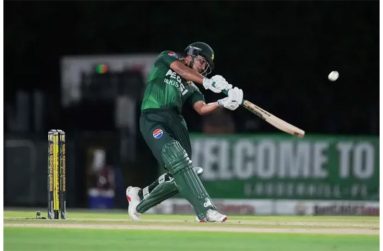 Saim Ayub scored a quick half-century against West Indies